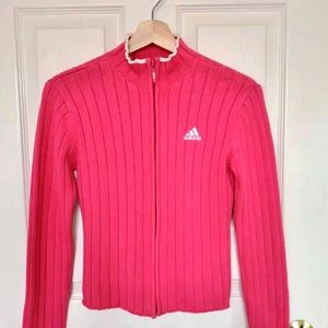 Vintage style Adidas Knit Cardigan/Sweater